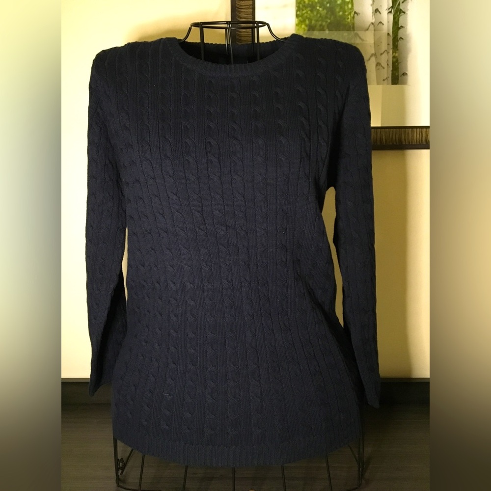 Ralph Lauren Polo Jeans Co Navy Blue Sweater